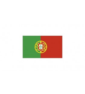 Bandera Portugal 20 x 30 con escudo 
